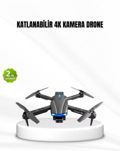 Wi-Fi Bağlantılı 4K Drone Katlanabilir ve 360° Takla Özellikli