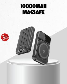 15W Kablosuz Şarj Özellikli 10000 mAh Powerbank – Type-C Hızlı Şarj