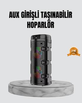 Taşınabilir Bluetooth Hoparlör Çift Sürücü Güçlü Bas HD Ses Çoklu Bağlantı