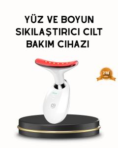 Boyun ve Gıdı Toparlayıcı EMS Cilt Sıkılaştırıcı 7000 Titreşim Isı Terapisi