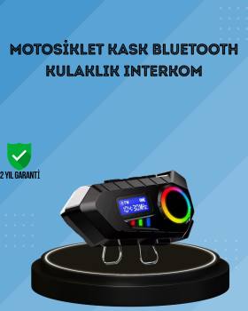 500mAh Bataryalı Bluetooth 5.4 İnterkom LED Ekranlı