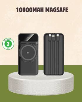 10000 mAh Kablosuz Powerbank – 15W Hızlı Şarj, Type-C Çoklu Çıkışlı