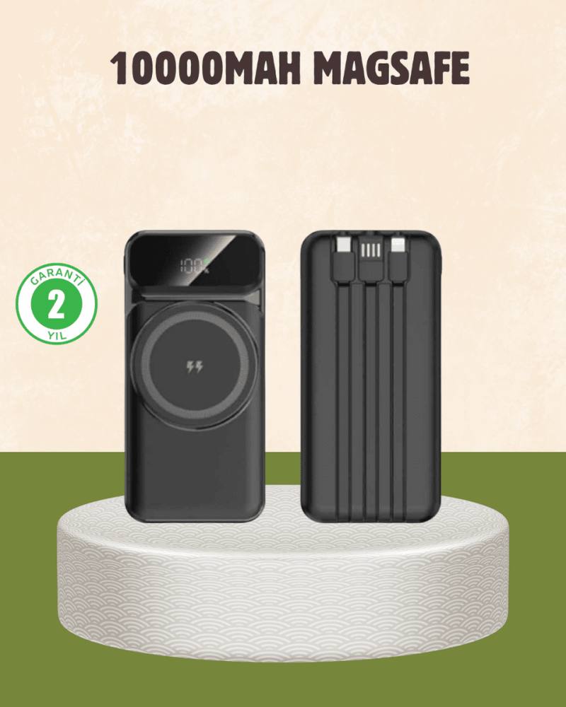 10000 mAh Kablosuz Powerbank – 15W Hızlı Şarj, Type-C Çoklu Çıkışlı