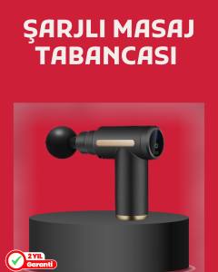 Derin Doku Masaj Tabancası 4 Başlık 6 Kademeli Sessiz Güç Şarjlı Kas Gevşetici