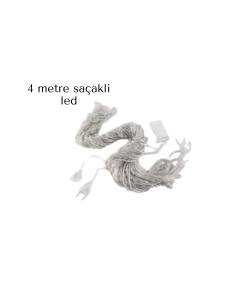 Saçaklı 4 Metre Perde Led