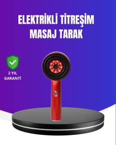 Kırmızı Işık Terapi Özellikli Saç Derisi Masaj Tarak Anti Dökülme