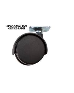 Masa Ayağı 6CM Kilitsiz 4 Adet