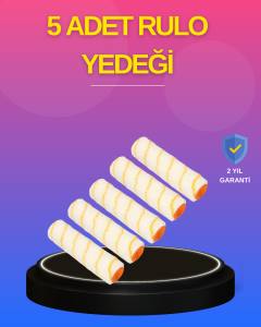 5’li Detay Boya Rulo Takımı Pürüzsüz Yüzey İçin İdeal
