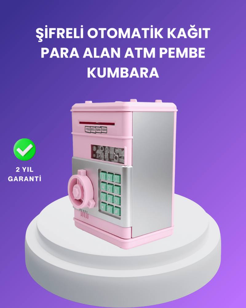 Çocuklar İçin Eğitici Elektronik Şifreli Kumbara