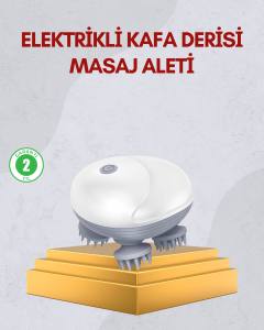 Kablosuz Kafa ve Vücut Masaj Aleti Taşınabilir Tasarım
