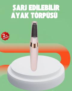Elektrikli Ayak Törpüsü USB Şarjlı Nasır ve Kallus Giderici