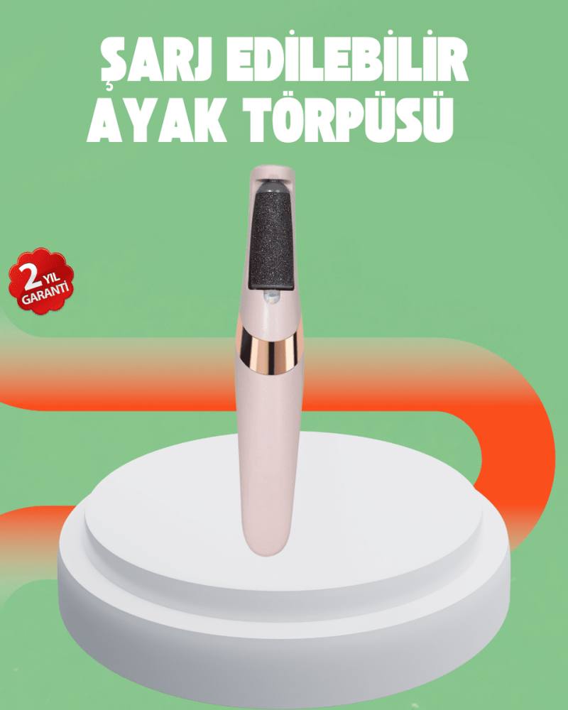 Elektrikli Ayak Törpüsü USB Şarjlı Nasır ve Kallus Giderici