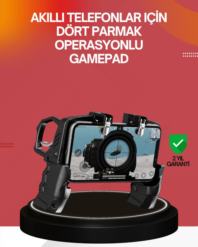 Ergonomik Mobil Oyun Gamepad Tutucu