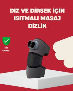 3 Seviyeli Titreşimli Isıtmalı Diz Bakım Masaj Cihazı