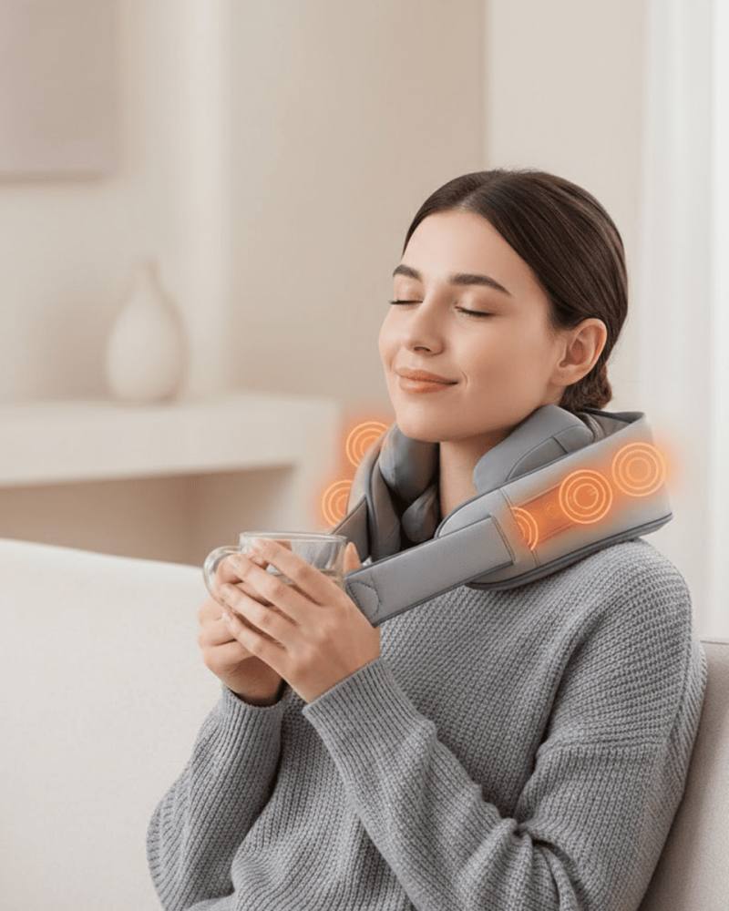 1800mAh Pil Kapasiteli Boyun Masaj Aleti