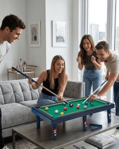 Masaüstü Bilardo Seti 5 Yaş Üzeri Çocuklar İçin Eğitici Oyuncak