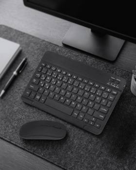 Bluetooth Klavye Mouse Seti Taşınabilir Wireless Bilgisayar Aksesuarı