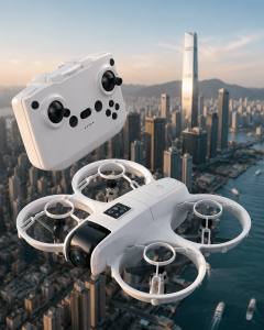 Işıklı Mini Drone Uzun Şarj Süreli ve Yedek Pervane Setli