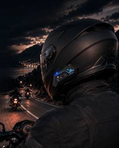 Şarjlı Bluetooth Kask Kulaklığı Navigasyon ve Müzik Destekli