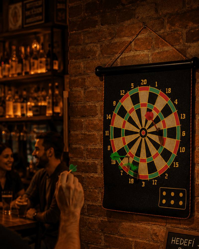 Katlanabilir Manyetik Dart Oyunu Zararsız Dart Okları ile Güvenli Eğlence