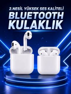 2.Nesil Yeni Model TWS Bluetooth Kulaklık Dokunmatik Kontrol Yüksek Ses Kaliteli