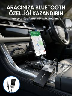 Kablosuz Müzik Aktarımı Sağlayan USB AUX Adaptörü