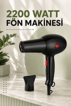 Soğuk ve Sıcak Üfleme Özellikli AC Motorlu Saç Kurutma Makinesi