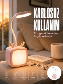 Ayarlanabilir LED Masa Lambası Şarjlı Modern Aydınlatma