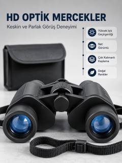 Profesyonel El Dürbünü 20x Yakınlaştırma Doğa Gözlem ve Seyahat İçin İdeal