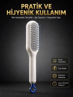 Yeni Nesil Saç Fırçası Saç Derisini Ölü Derilerinden Arındırır Kolay Temizlenen