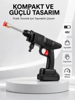 Orijinal 48V Şarjlı Basınçlı Temizlik Tabancası 2025 A Kalite Seri