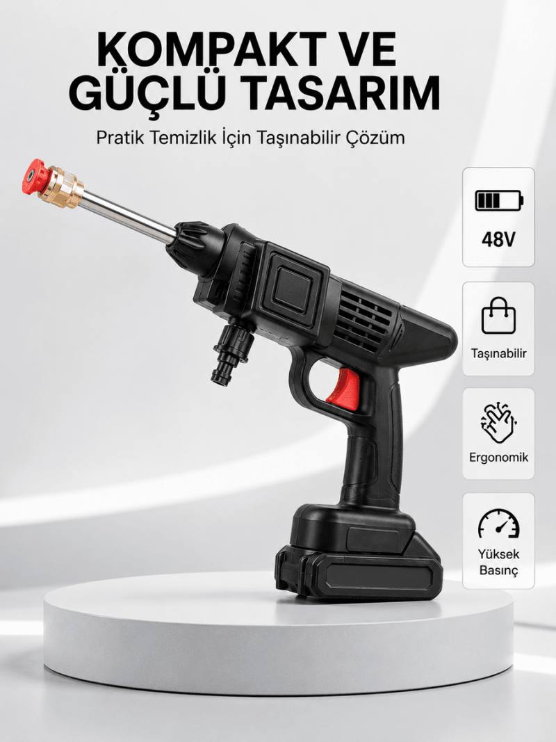 Orijinal 48V Şarjlı Basınçlı Temizlik Tabancası 2025 A Kalite Seri