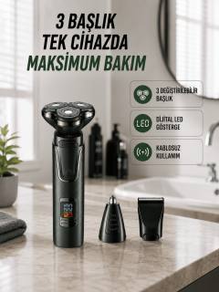 Kuru Kullanıma Uygun Erkek Tıraş Makinesi
