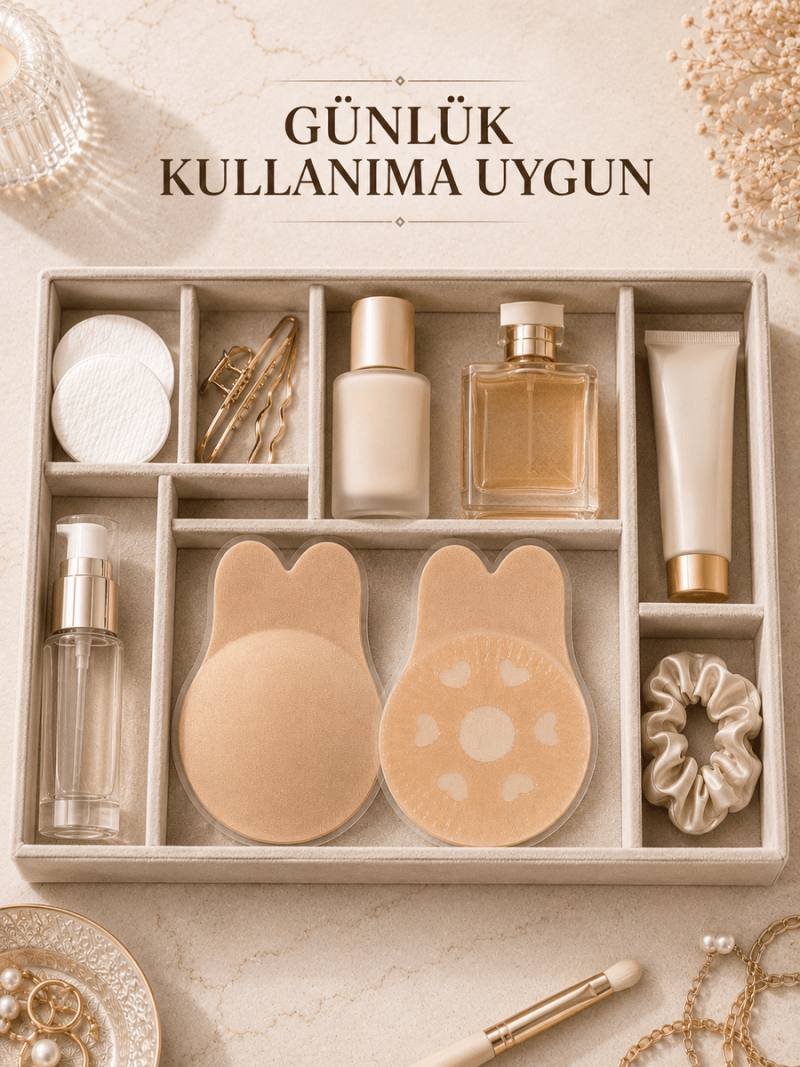 Görünmez Kendinden Yapışkanlı Destek Pedi Yeniden Kullanılabilir Silikon Destek Pedi