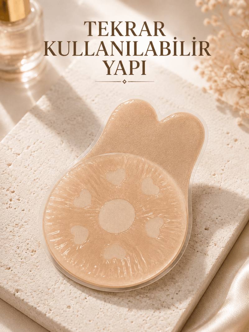 Kendinden Yapışkanlı Görünmez Destek Pedi Doğal Görünüm Sağlayan Konforlu Tasarım