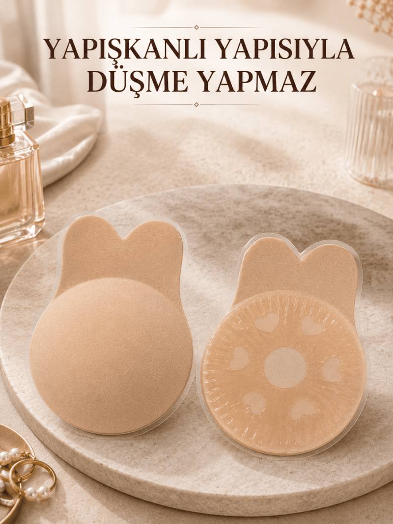 Kendinden Yapışkanlı Silikon Destek Pedi Günlük ve Özel Gün Kullanımına Uygun