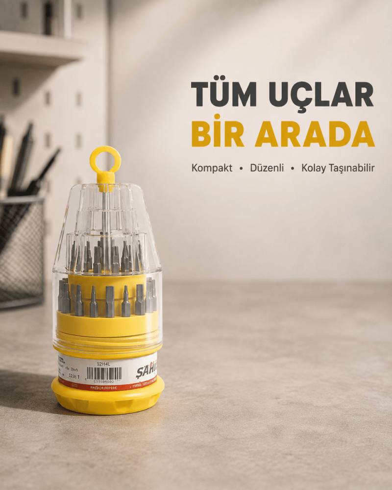 Çok Fonksiyonlu Tornavida Seti Telefon ve Bilgisayar Uyumlu