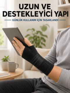 Avuç İçi Metal Destekli El Bilekliği Ayarlanabilir Cırtlı Bilek Desteği