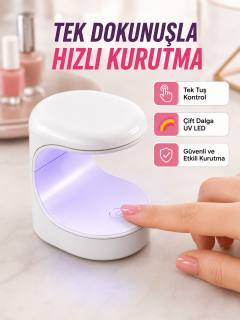 Mini Tırnak Kurutucu – Hızlı Kurutma İçin UVLED Işık Teknolojisi Yeni Nesil