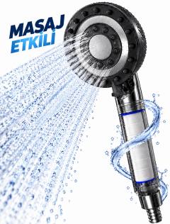 Filtreli Duş Başlığı Masaj Etkili