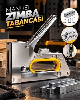 4-6-8 mm Uyumlu Manuel Zımba Tabancası No.13 Güçlü Metal Gövdeli El Tipi Zımba Makinesi