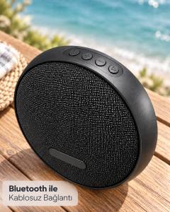 Stereo Eşleştirme Destekli Kablosuz Hoparlör Bluetooth USB ve TF Kart Uyumluluğu
