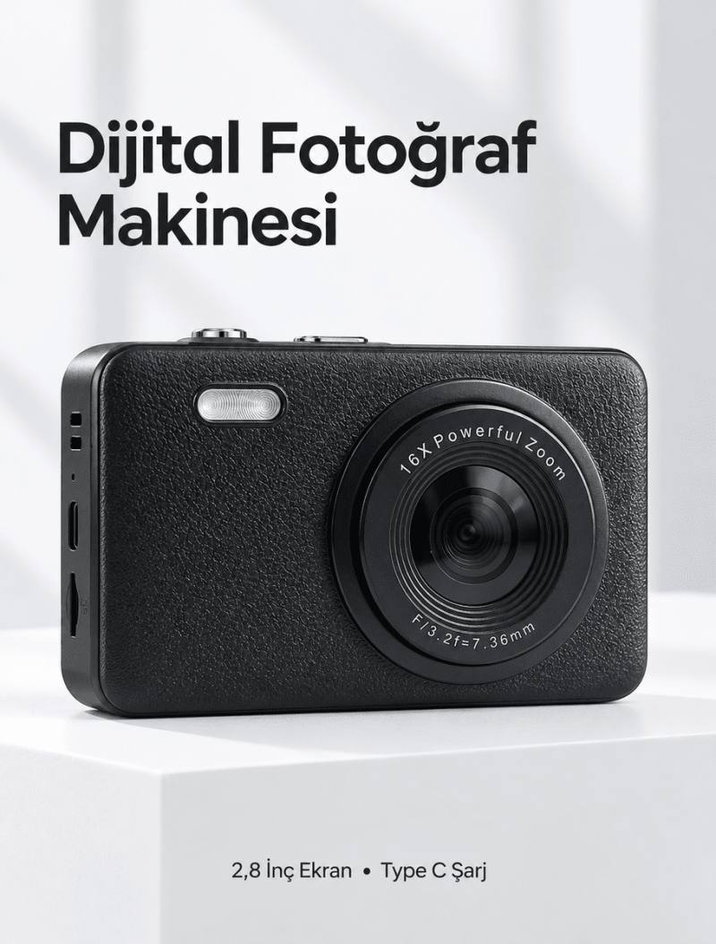 Taşınabilir Dijital Fotoğraf Makinesi
