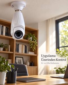 Lamba Duyuna Takılan Canlı İzleme ve Video Kayıt Özellikli IP Kamera