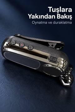Sesli Bildirim Destekli Makaralı Bluetooth Kulaklık