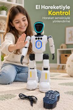Ses Kaydı ve Oynatma Özellikli Kumandalı Robot Oyuncak
