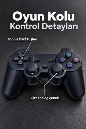 Uzaktan Kumandalı İki Kollu TV Oyun Cihazı
