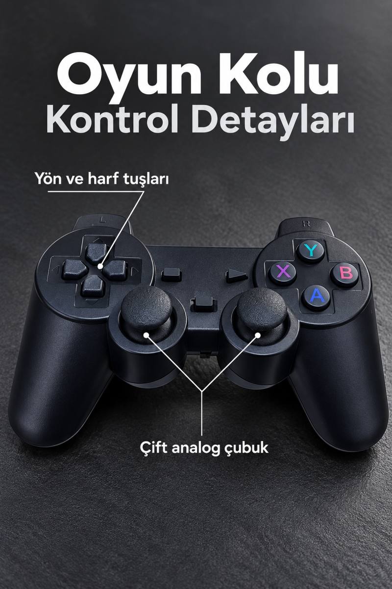 Uzaktan Kumandalı İki Kollu TV Oyun Cihazı
