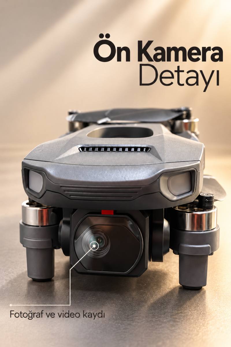 GPS Özellikli Kameralı Drone Ekranlı Kumandalı Katlanır Gövde