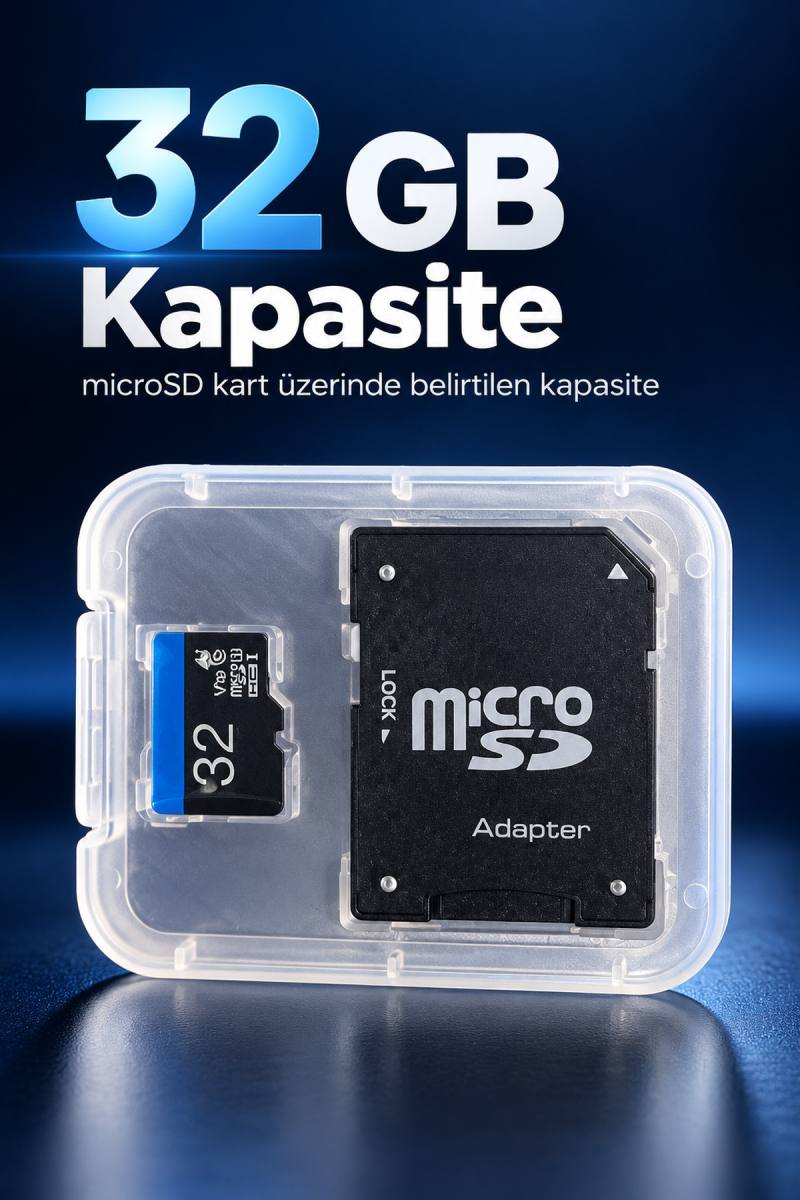 SD Adaptörlü 32 GB MicroSD Hafıza Kartı